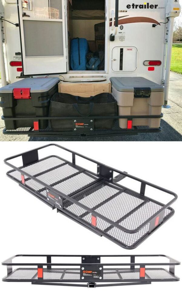 Hitch mount cargo carrier
